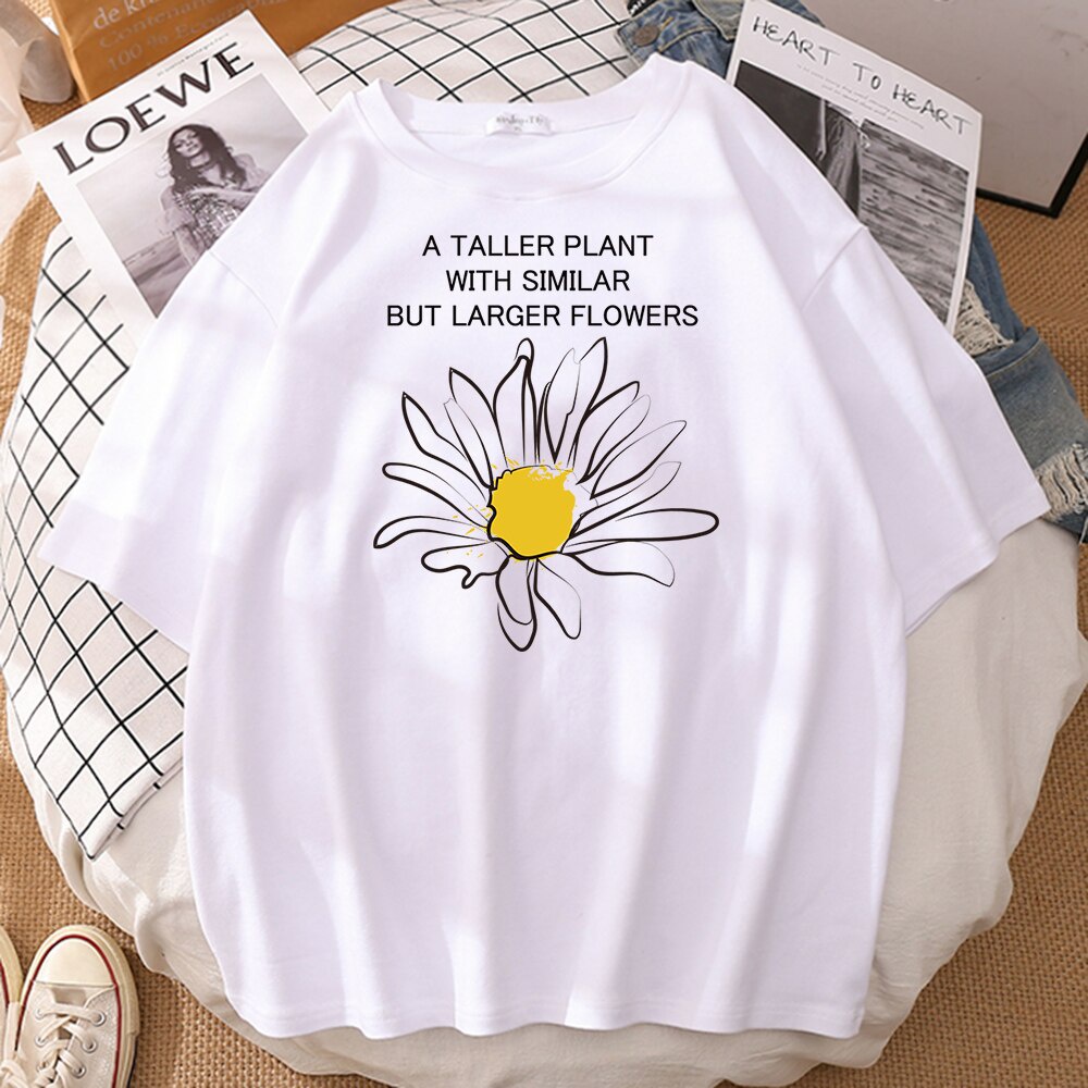 Áo thun nam oversize in hình cây hoa Similar But cá tính chất lượng cao phong cách đường phố