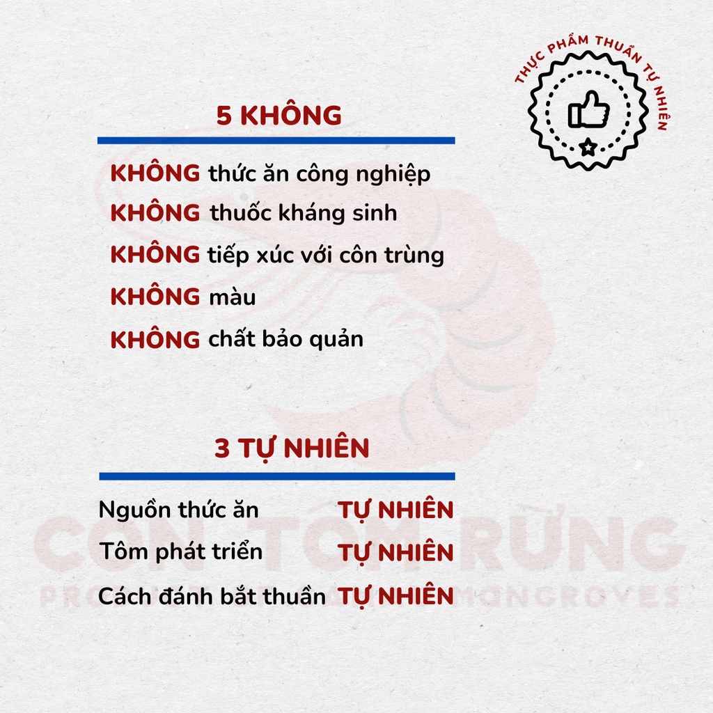 Tôm khô cà mau 500g loại 2 - Con Tôm Rừng