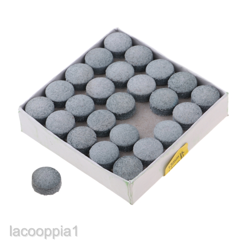 [Lacooppia1] Hộp 50 Đầu Cơ Bida Da Thay Thế 13mm