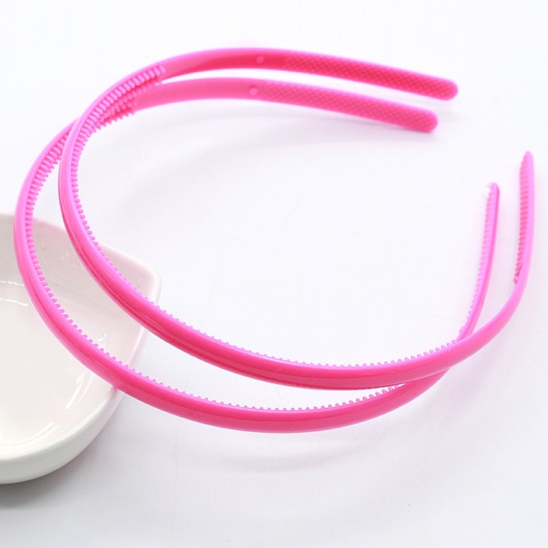 Băng Đô Cài Tóc Bằng Nhựa Co Giãn Thời Trang Hàn Quốc 0.4cm 0.8cm