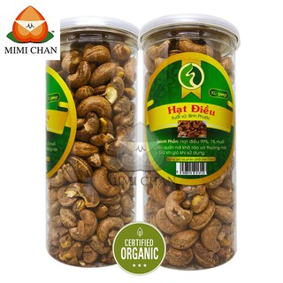 Hạt Điều Vỏ Lụa Rang Muối Bình Phước Hũ 500gr, Giảm Căng Thẳng, Ngừa Ung Thư