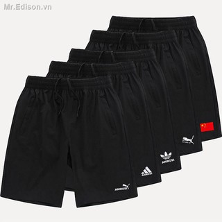 【sport pant】♤◈►Summer sports shorts men's loose big size casual running fitness five-point pants youth beach stretch speed dry
