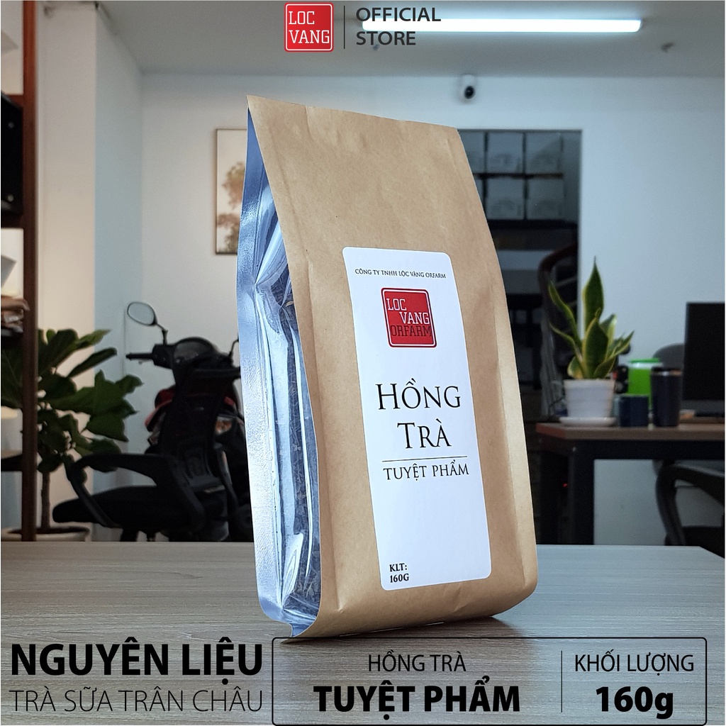 Hồng Trà, Trà Đen Nguyên Liệu Làm Trà Sữa Trân Châu Đường Đen TUYỆT PHẨM 160g