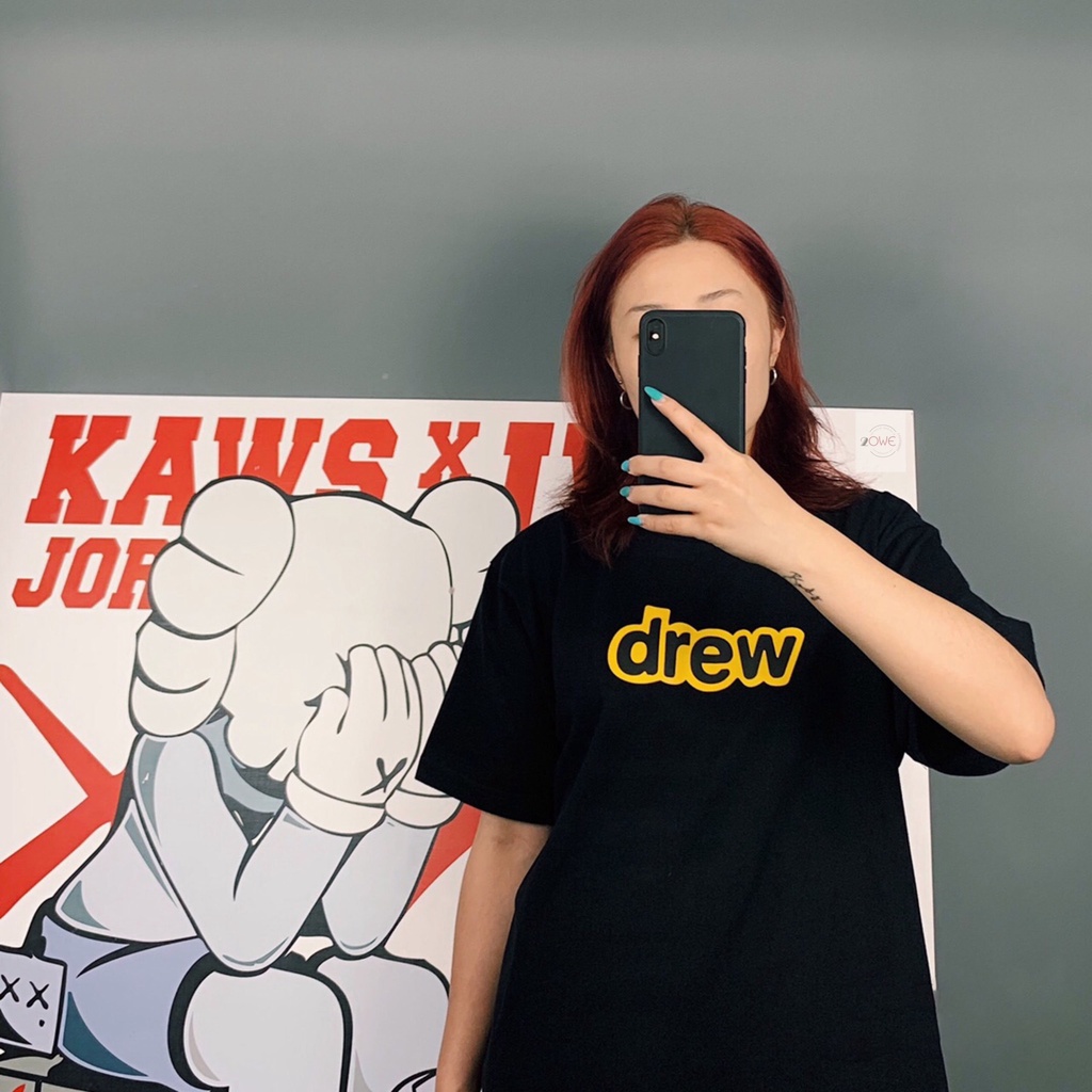 Áo phông Drew Tay lỡ, Form Rộng - Nam, Nữ Unisex ,Chất 100% Cotton , Ao thun unisex Hottrend 2022 | BigBuy360 - bigbuy360.vn