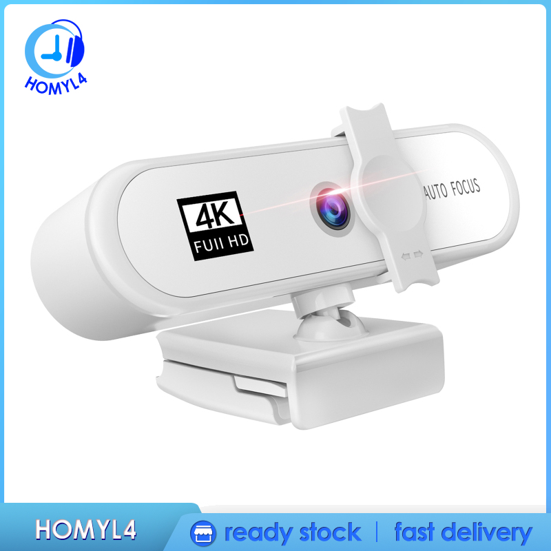 Webcam 4k 8mp Hd Kèm Mic Cho Máy Tính