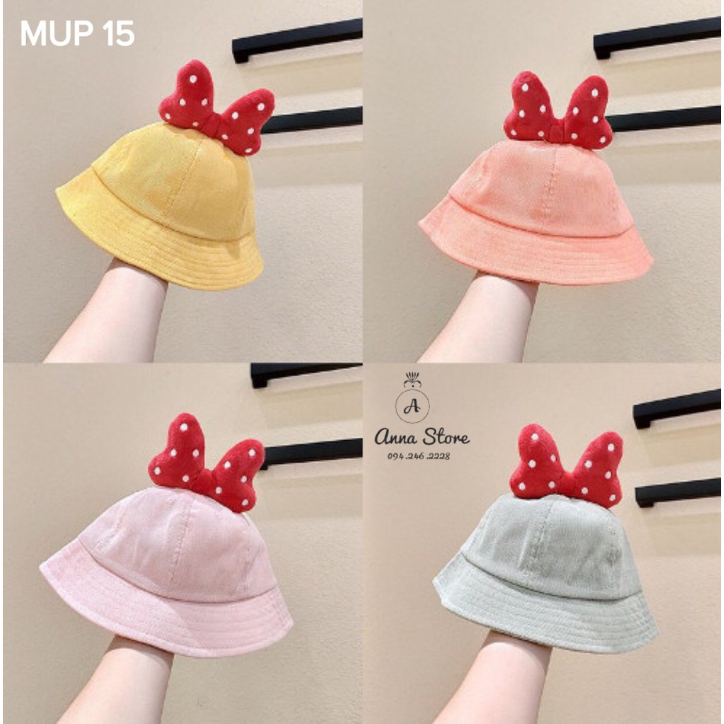 MUP 15 : Mũ nơ cho bé vòng đầu 50-52cm