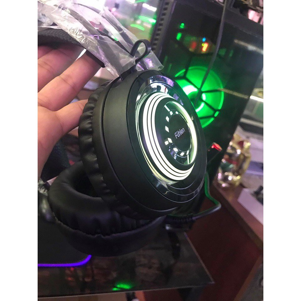 Tai nghe Fuhlen H-200 LED RGB, Fuhlen H200 cổng USB âm thanh vòm cực chất 21 | BigBuy360 - bigbuy360.vn