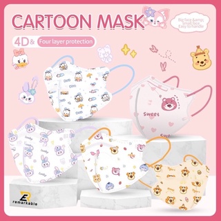 Khẩu trang 5D hoạt hình siêu cute che full mặt người lớn