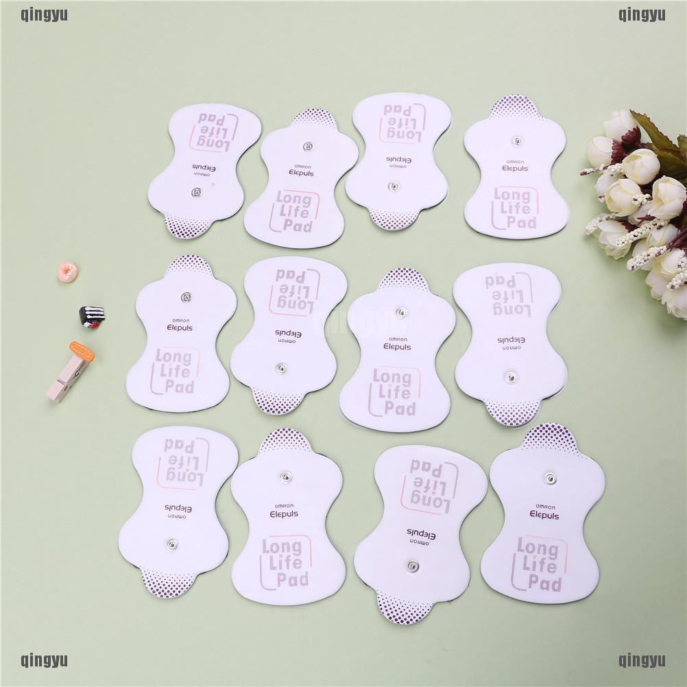 ❤❤ Bộ 12 Miếng Đệm Điện Cực Thay Thế Cho Máy Mát Xa Elepuls Long Life
