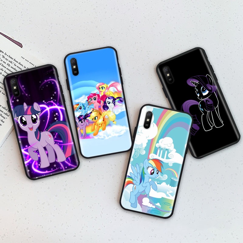 Ốp Điện Thoại Mềm Hình My Little Pony Cầu Vồng BOB-119 Cho iPhone 14 Pro 15 Plus 13 Max