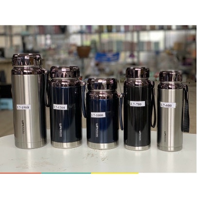 Bình giữ nhiệt nóng ,lạnh Kim Cương 1500ml, 1200ml, 1000ml, chất liệu INOX 304 chính hãng BAOL, an toàn, tiện lợi