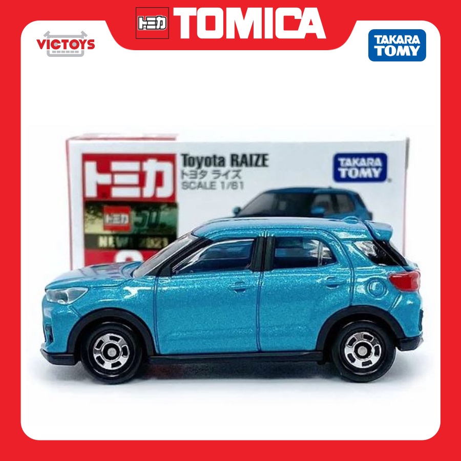 Xe mô hình Tomica No.8 Toyota Raize 175346 Fullbox Chính Hãng Takara Tomy - Victoys
