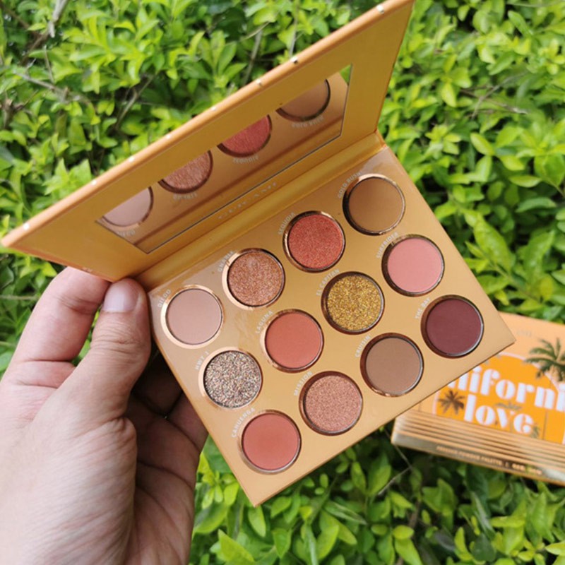 [Hàng mới về] Phấn mắt 12 màu lấp lánh xinh xắn không gây nhòe và chống thấm nước GUICAMI | BigBuy360 - bigbuy360.vn
