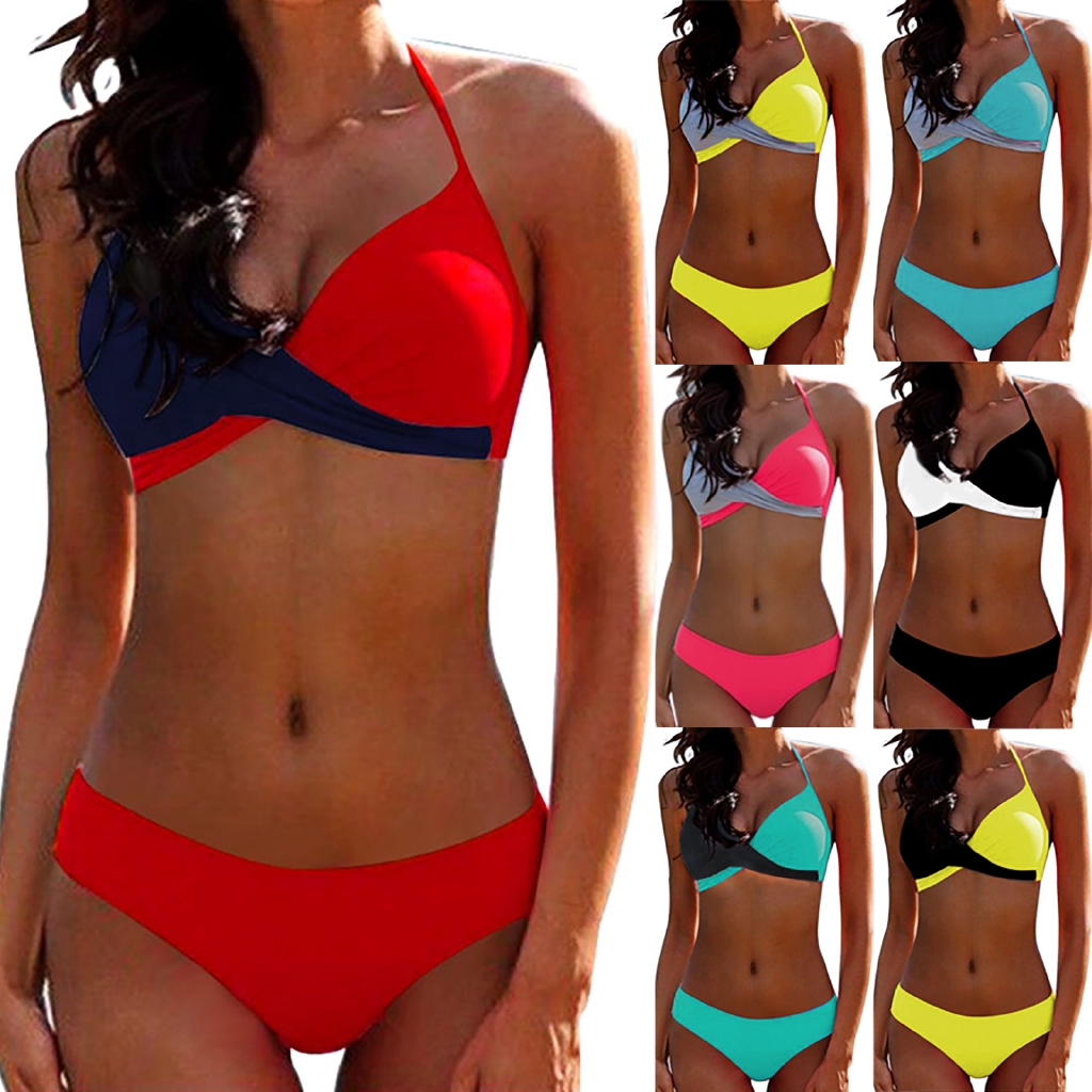 Bikini phối dây có đệm mút