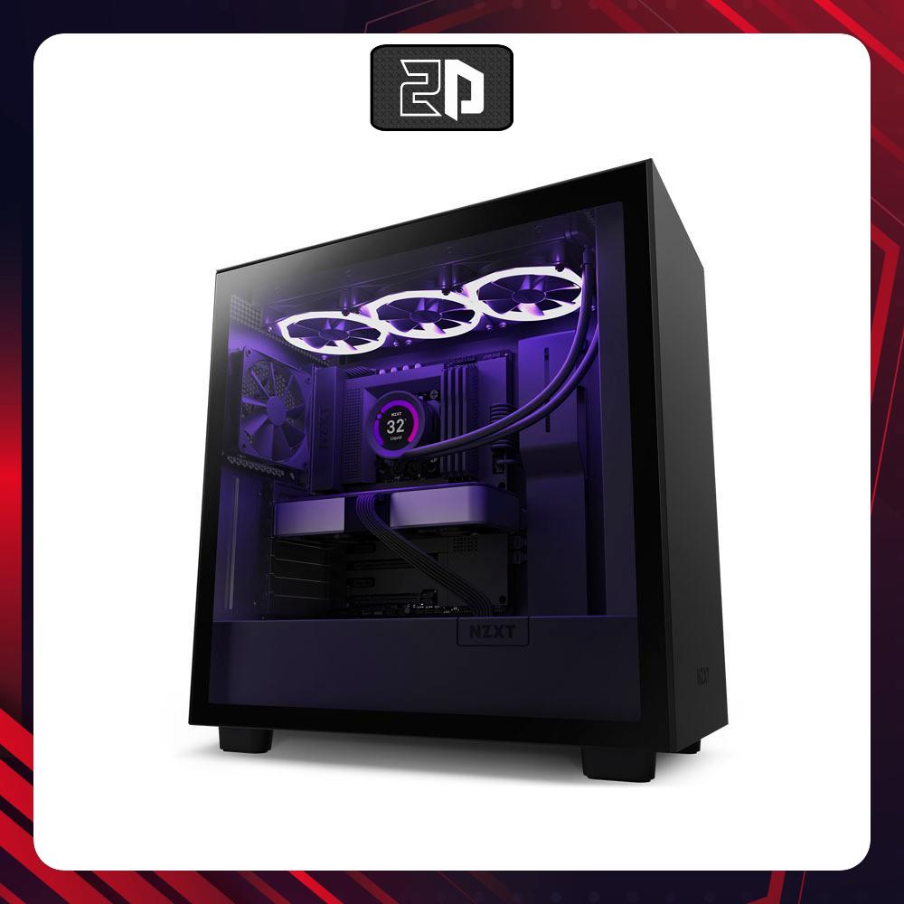 Vỏ case NZXT H7 Matte Black - Mid Tower / Màu Đen