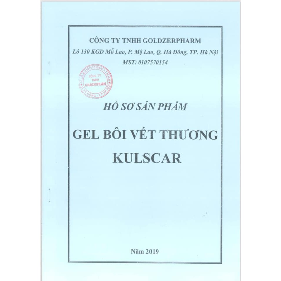 Kulscar gel – Hỗ trợ trị vết thương hở và hạn chế hình thành sẹo  - Tuýp 30ml – Victory Pharmacy