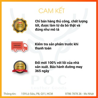 [ QUÀ TẶNG SINH NHẬT ] Ví đứng nam cao cấp | Da bò thật, handmade 100%