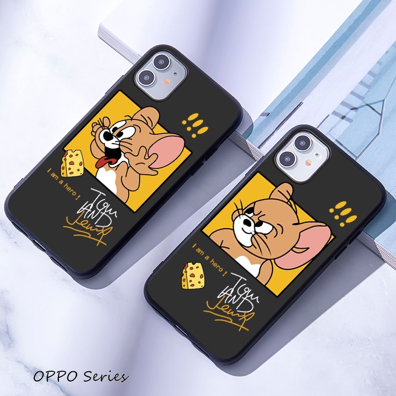 Ốp Điện Thoại Dẻo Họa Tiết Hoạt Hình Tom Và Jerry Dễ Thương Cho OPPO A31 A53 A73 2020 A52 A72 A54 A74 A94 A91 A92 A93