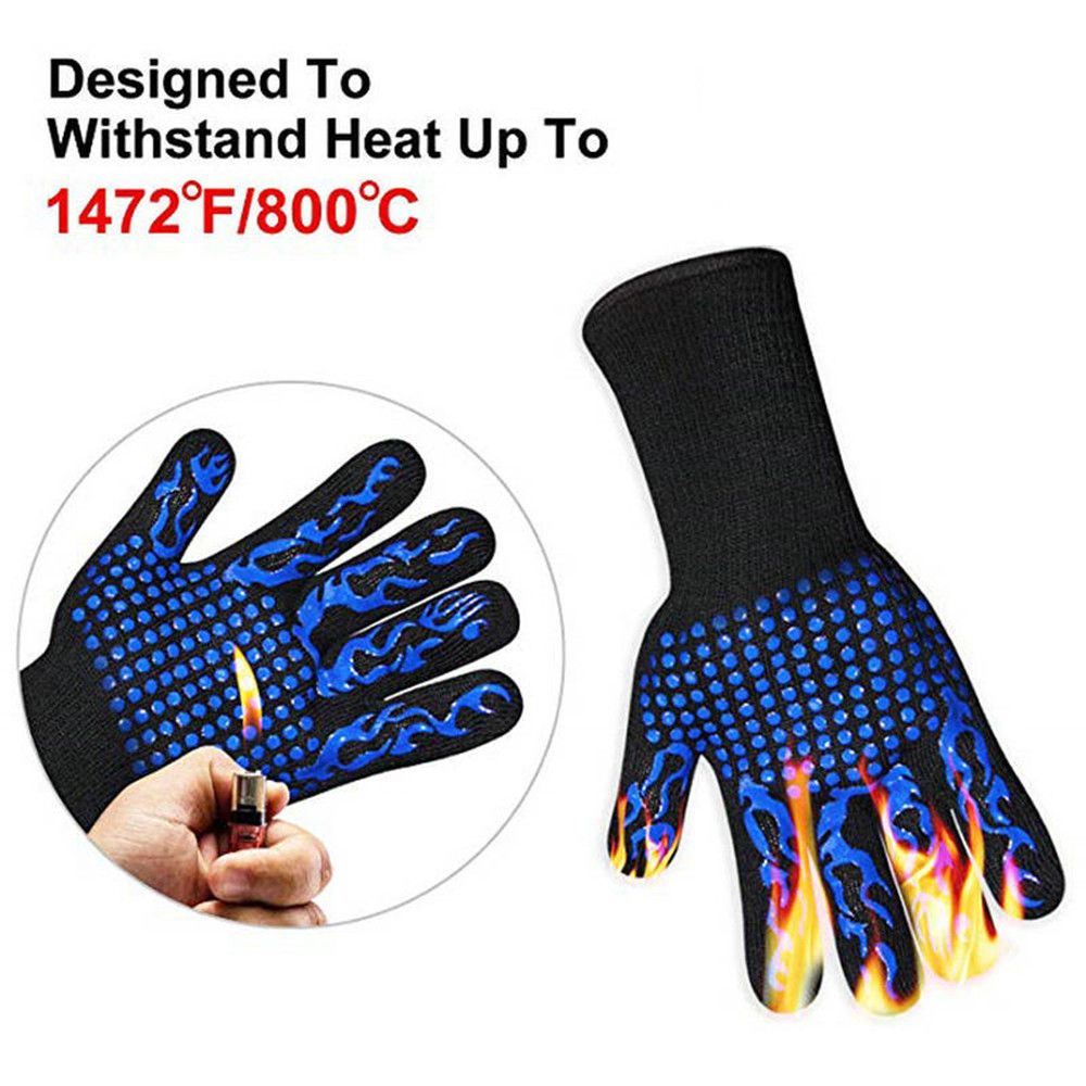 1 Găng tay silicone chịu nhiệt độ cao chống lửa 800 độ Celsius