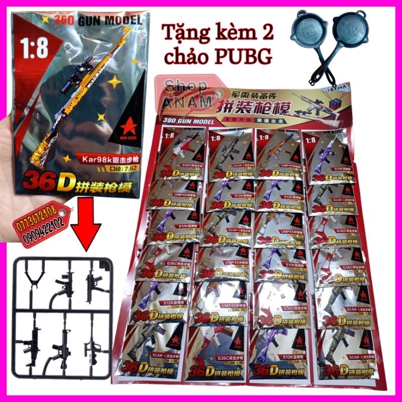 sỉ vỉ 24 bộ ghép hình tặng 2 chảo nhựa