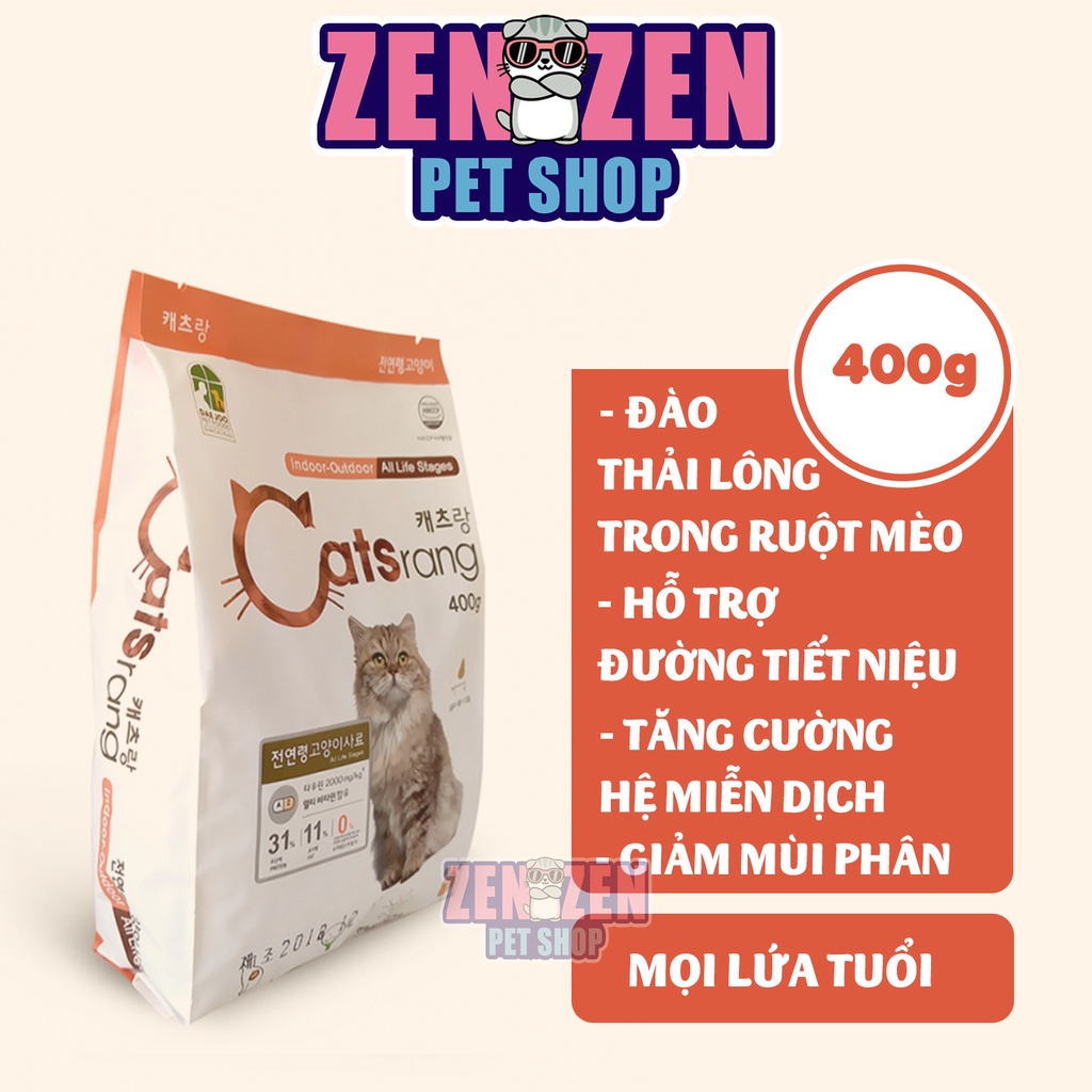 THỨC ĂN HẠT CHO MÈO MỌI LỨA TUỔI CATSRANG 1kg, 2kg