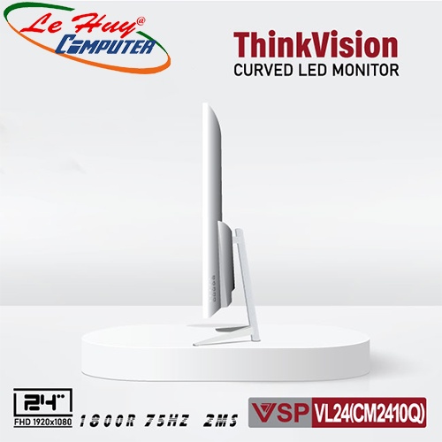 Màn hình máy tính cong VSP VL24 (CM2410Q) 24inch FullHD 75Hz 2ms