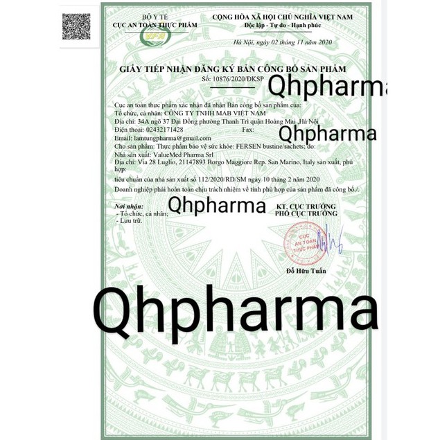 FERSEN giải pháp giúp tăng số lượng và chất lượng tinh trùng