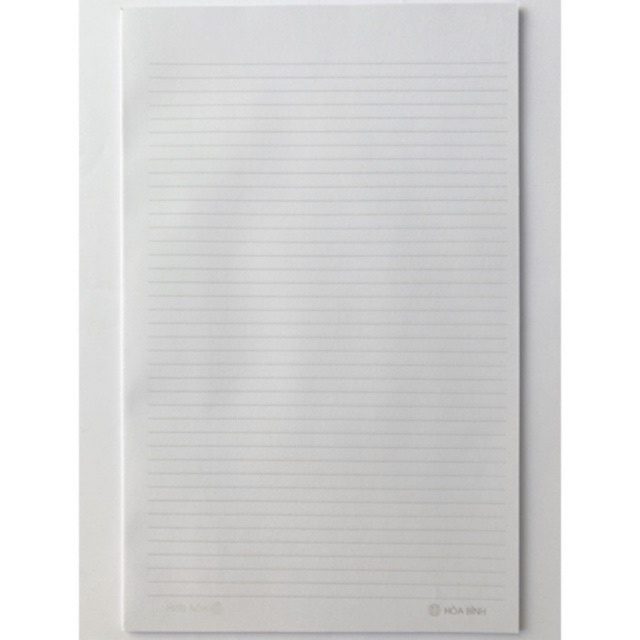 ( 1 Lốc ) Giấy Kẻ Ngang Khổ A4 Độ Dày 80 Gsm ( Vừa ) Hòa Bình Camshop