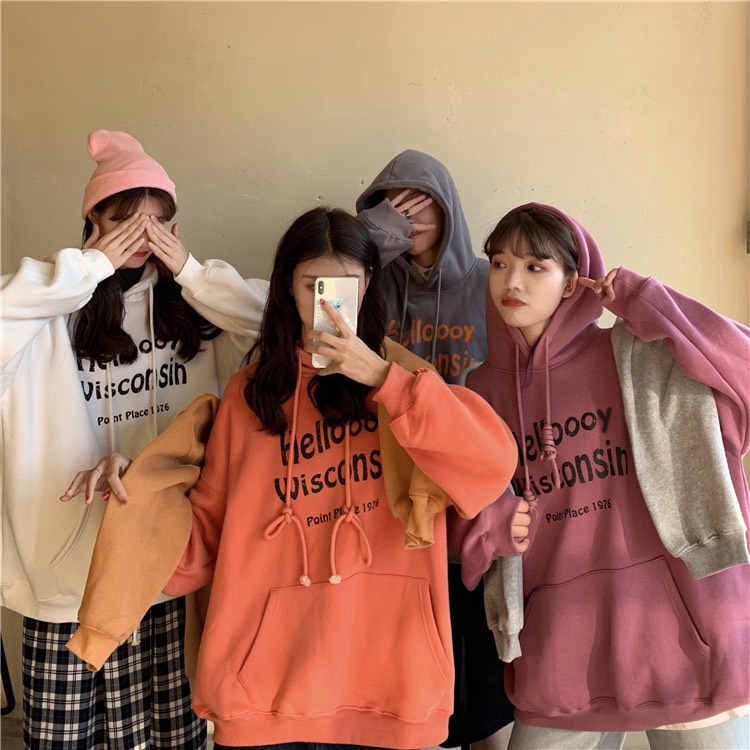 Áo hoodie áo nỉ Helloooy phong cách Hàn Quốc | BigBuy360 - bigbuy360.vn