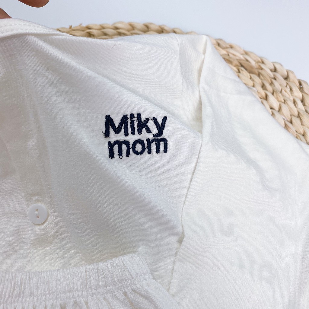 Bộ sơ sinh họa tiết thêu pettit Minkymom