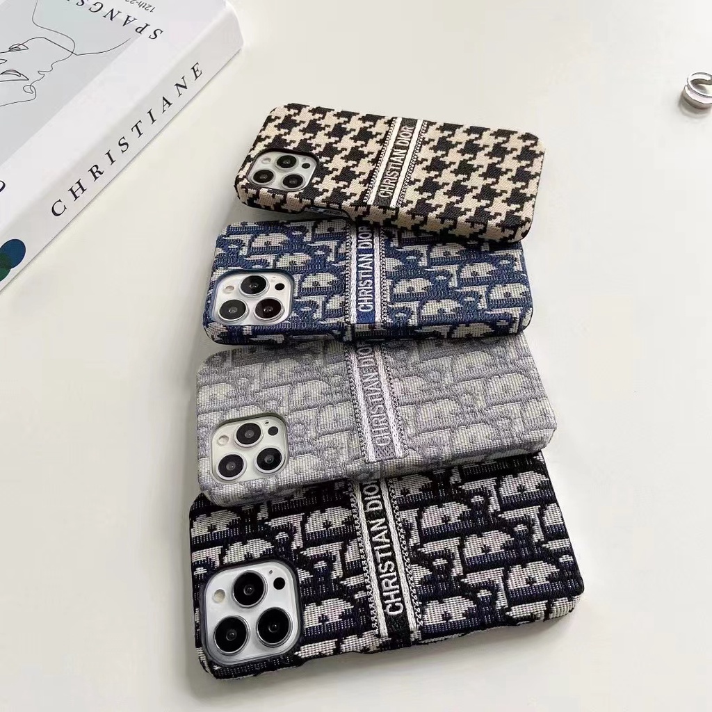 Ốp iphone 11 Ốp Điện Thoại Vải Thêu Hình Cho iphone 13 pro Max iphone 11 pro Max 12 pro Max 11 X 6 6sp 7 8 plus XR Xs Max
