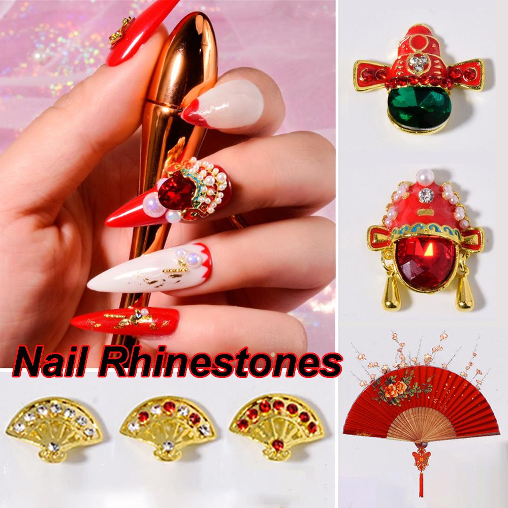 Phụ Kiện Trang Trí Móng Tay Phong Cách Trung Hoa Sang Trọng DIY