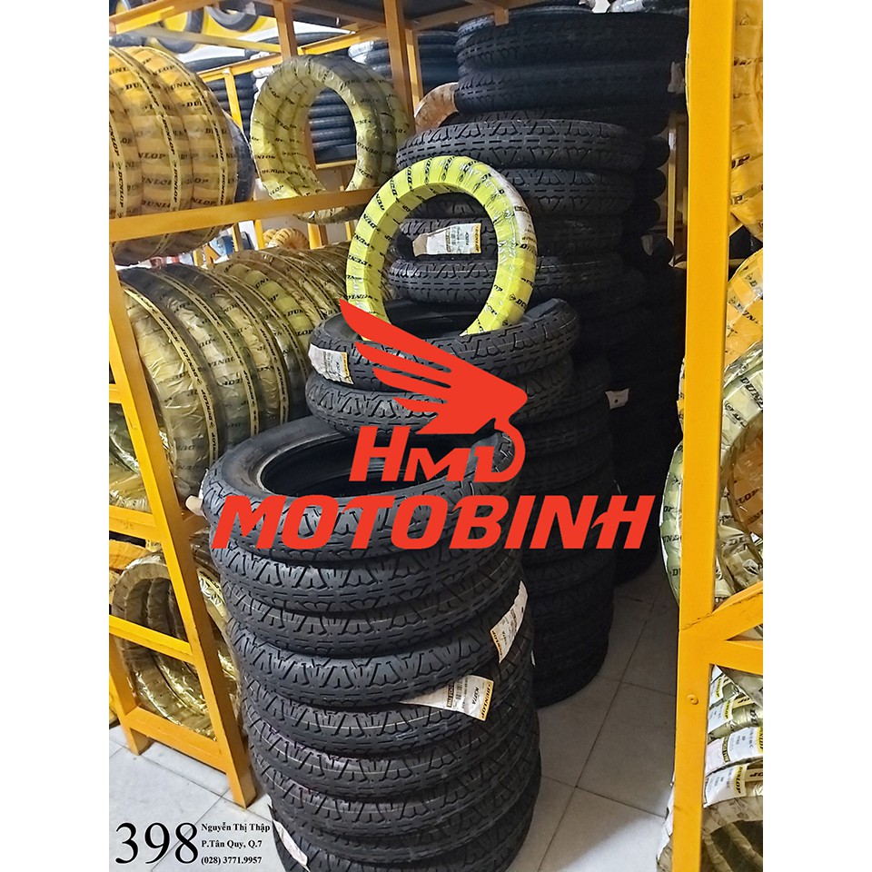 Lốp/vỏ xe 70/90-14 D115 TL Dunlop dành cho xe Luvias, Mio