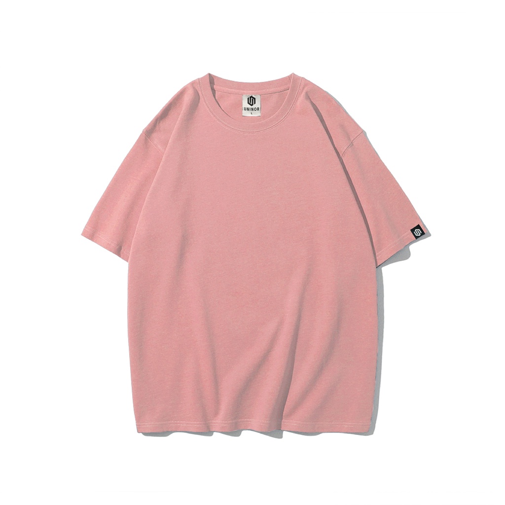 Áo thun trơn tay lỡ Uninor Basic Tee phông cotton Unisex nam nữ form rộng oversize nhiều màu