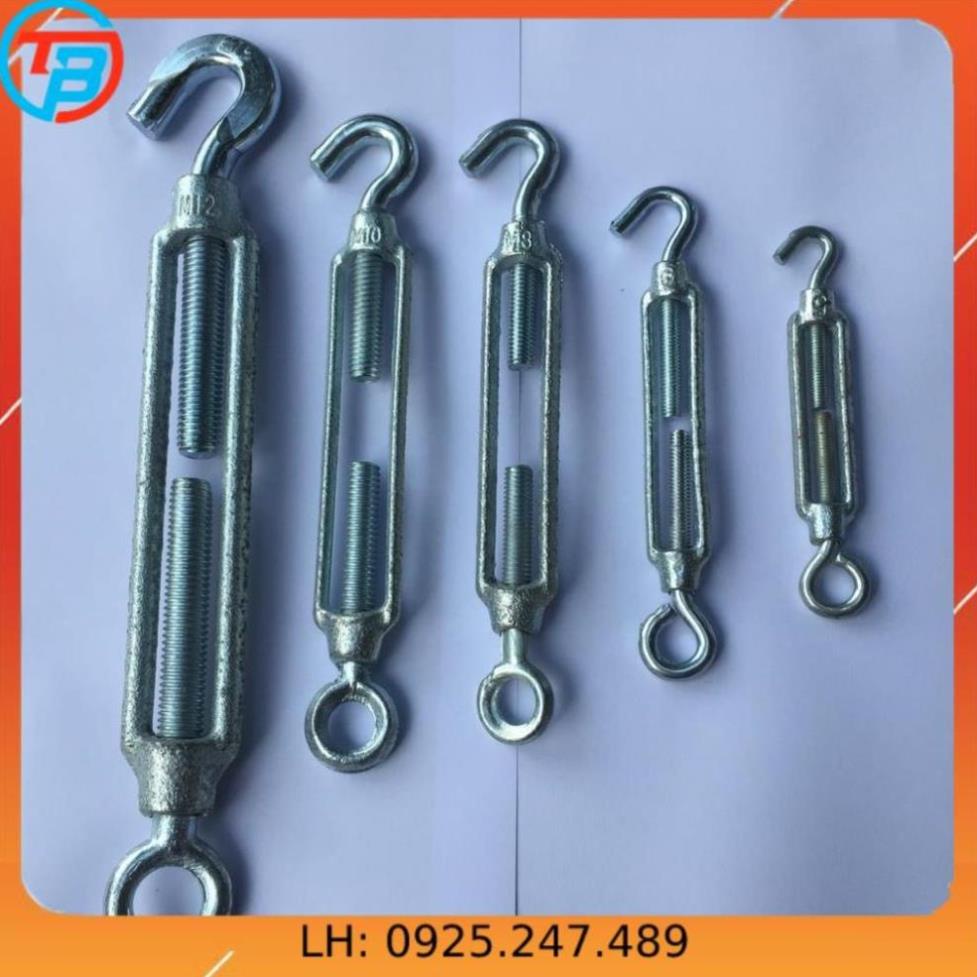 Tăng đơ thép mạ dùng để tăng dây cáp, dây phơi và chằng chống cột kèo