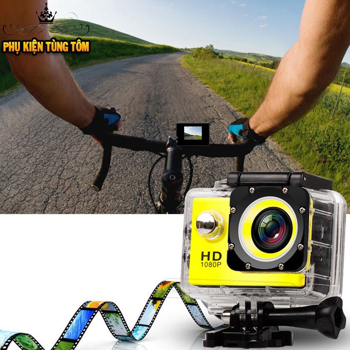 Camera hành trình xe máy Chống nước FULL HD 1080 Sport Cam A9 Full HD HOT