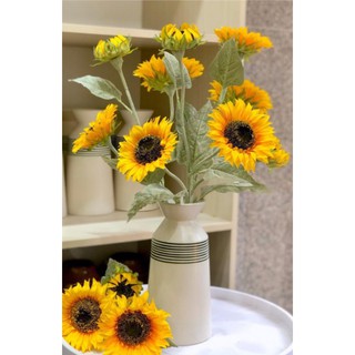 Bình lọ hoa gốm sứ Bát Tràng họa tiết vẽ tay ( Mẫu 1 ) Trang tri Decor Hàng nghệ Nhân Bát Tràng