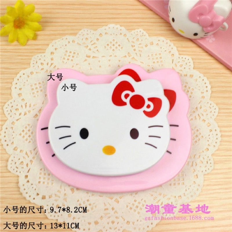 Gương trang điểm bỏ túi kèm lược Hello Kitty