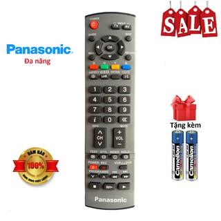 Điều khiển tivi Panasonic đa năng các dòng LED/LCD TV - Hàng tốt [ tặng kèm pin, BH đổi mới ]