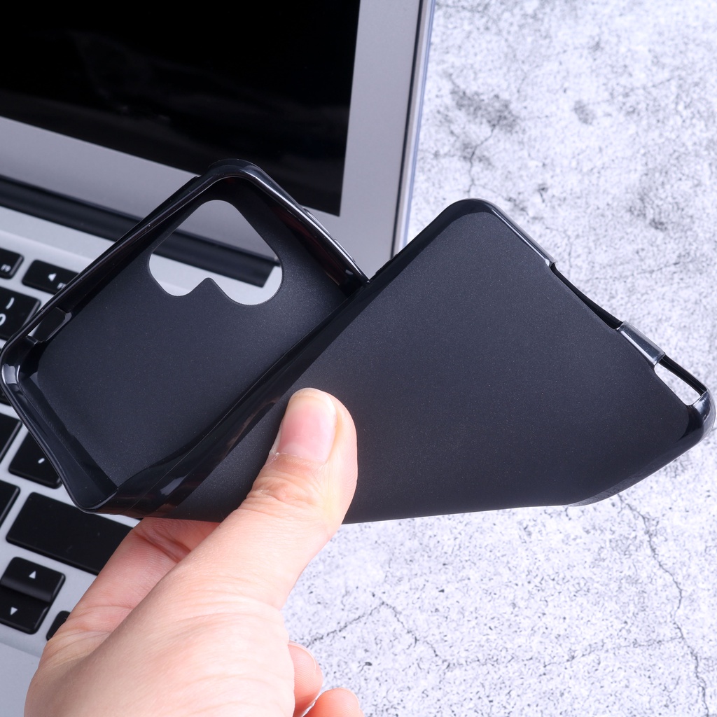 Ốp Điện Thoại tpu Mềm Màu Đen Cho aquos r2 / sh-03k / shv42 aquos r2 / sh-03k / shv42