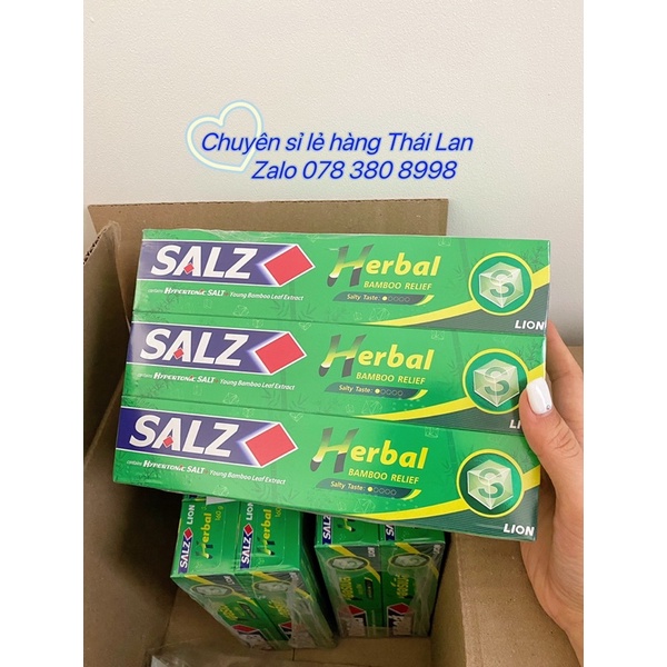 Kem đánh răng Salz Herbal muối Thái Lan