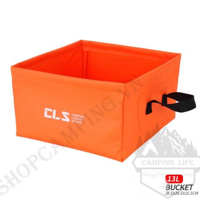 Xô nước gấp gọn hình vuông CLS 13 lít