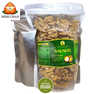 Nhân Quả Óc Chó Đã Tách Vỏ Mỹ Túi 500gr, Hạt Walnuts Tốt Cho Nam Giới, Thai Phụ