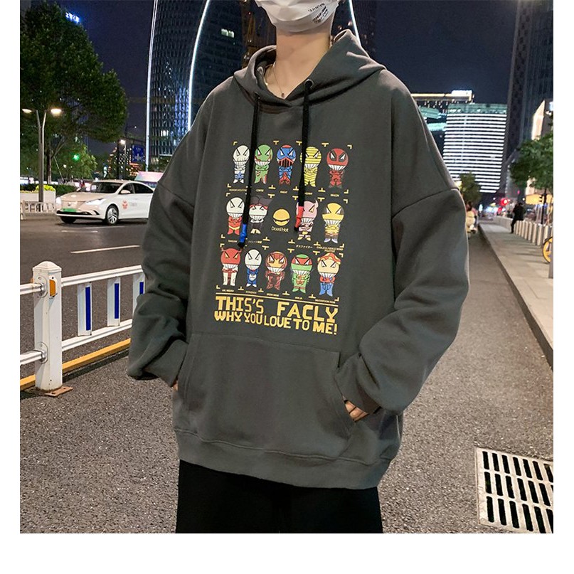 Áo Hoodies nỉ ngoại form rộng WHY YOU LOVE TO ME H053