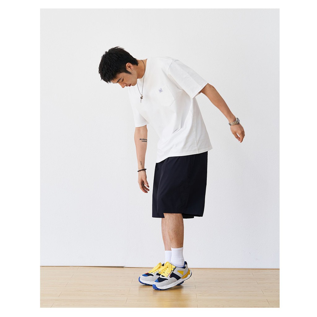 Áo thun Unisex tay lỡ Familylove - Áo phông tay lỡ nam nữ năng động có túi tiện lợi chất liệu cotton 100%