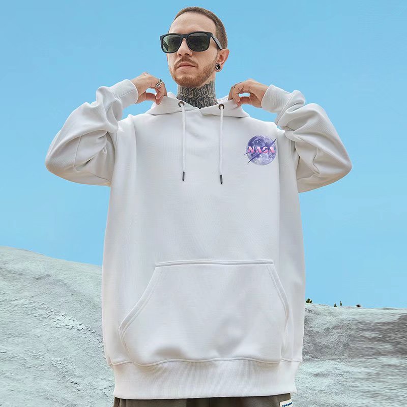 Áo hoodie tay dài dáng rộng in hình hoạt hình thời trang phong cách Nhật Bản cho nam cỡ M-8XL