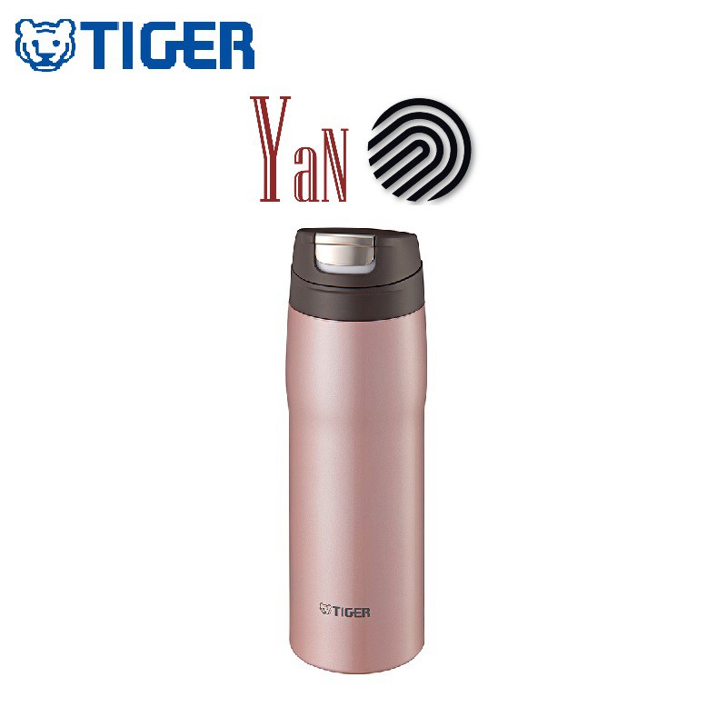Bình lưỡng tính giữ nhiệt nóng lạnh nắp bật 480ml Tiger MJC-A048 (P) màu hồng phấn - Hàng chính hãng