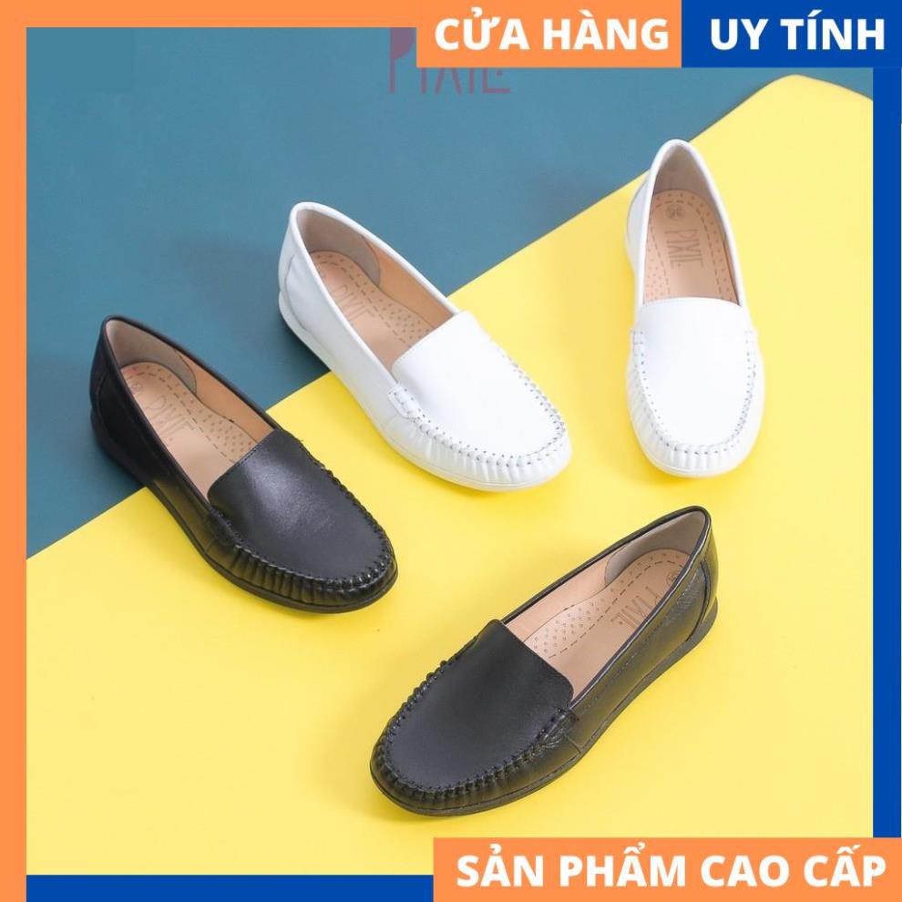 Giày Mọi Moccasin Da Bò Thật Đế Cao Su Cao Cấp X482 | BigBuy360 - bigbuy360.vn