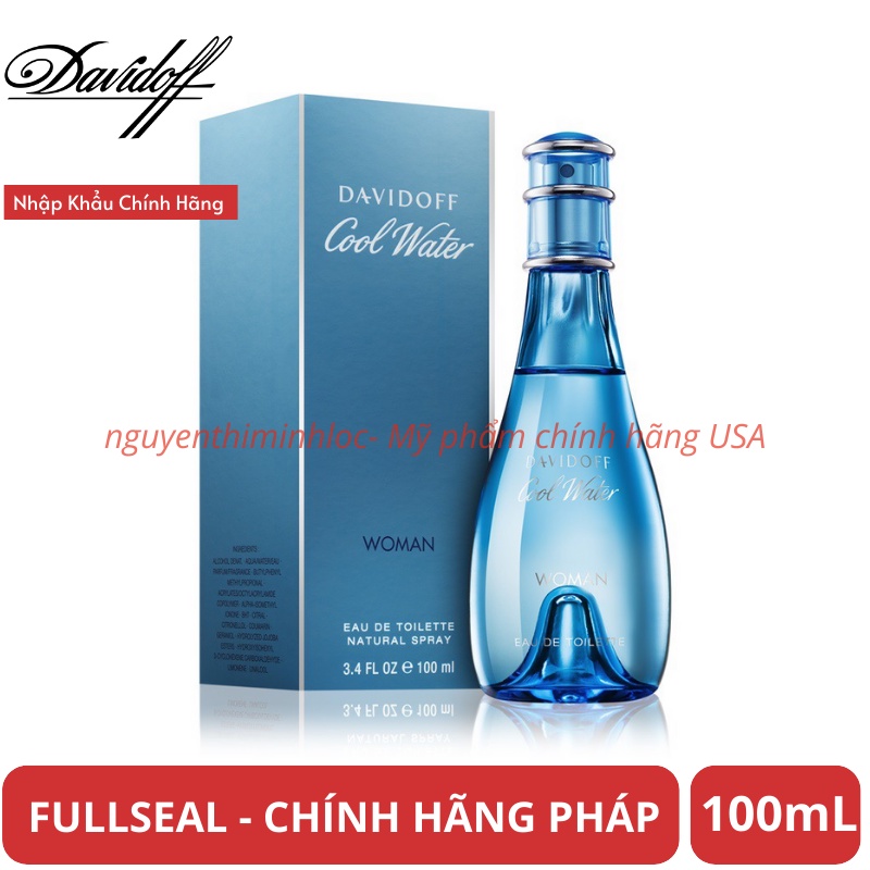 Nước Hoa Nữ DAVIDOFF - Cool Water Woman EDT 100ml