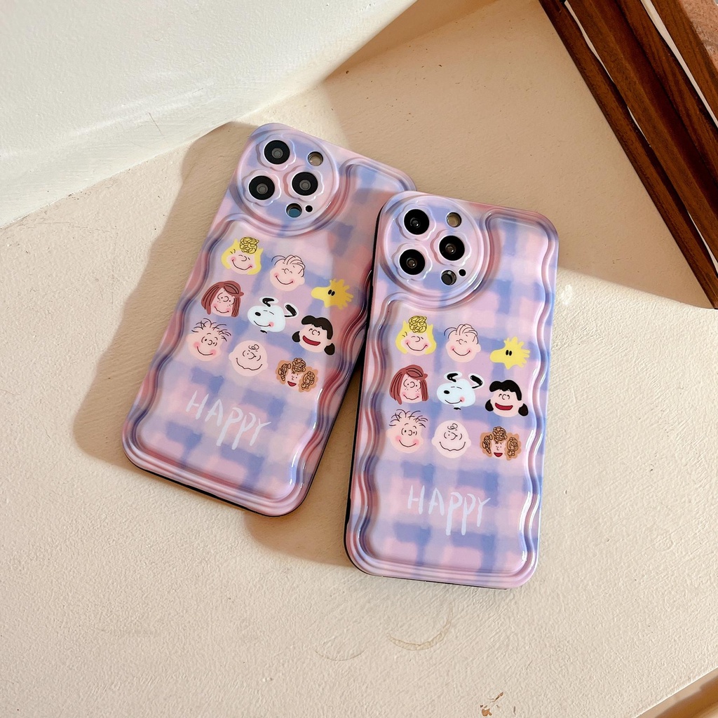 Ốp Điện Thoại Tpu Dẻo Họa Tiết Hoạt Hình Chú Chó Tím Dễ Thương Cho iPhone 11 12 13 Pro Max XS Max X XR